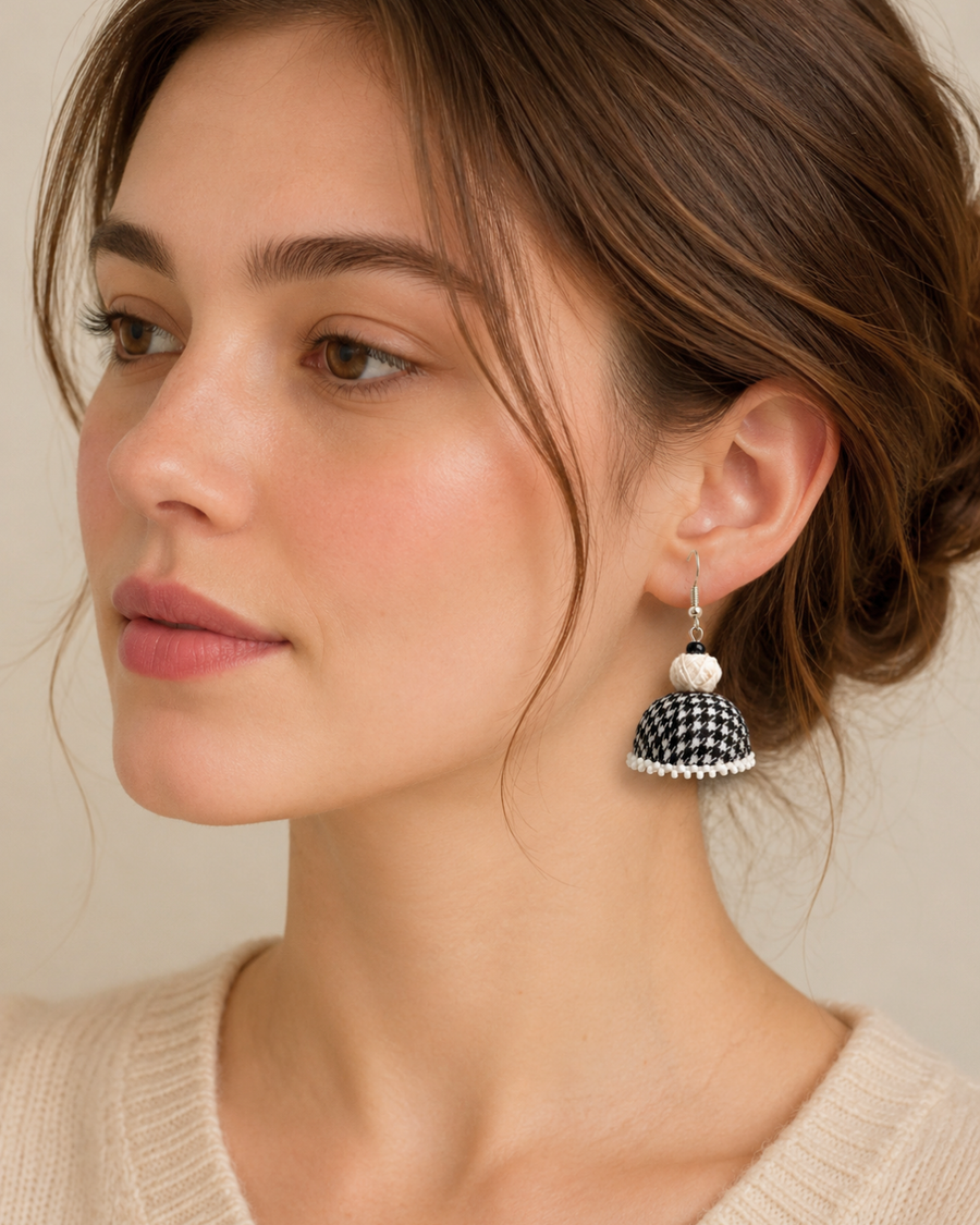 Urban Classic Fabric  Jhumkas