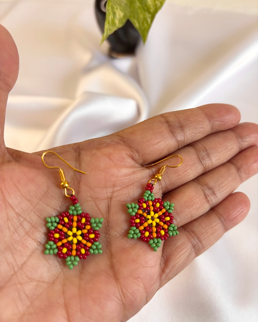 Seedbead earrings
