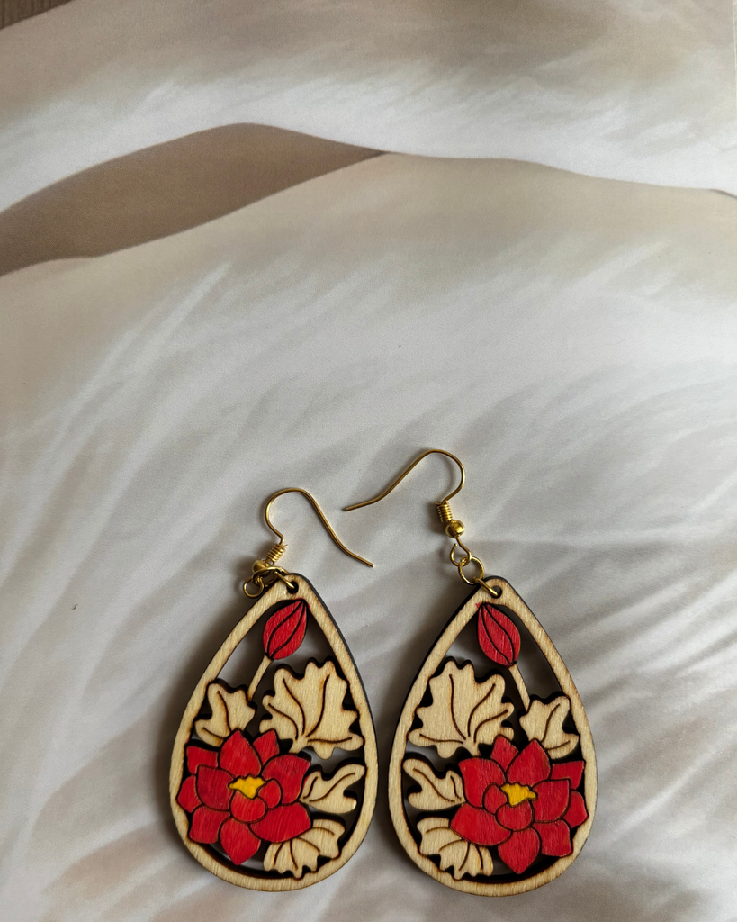 Sunlit Garden Teardrop Earrings