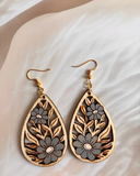 Grey Meadow Teardrop Earrings