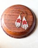 Single Blossom Seedbead Earrings