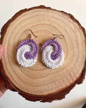 Lavender Aura Spirals