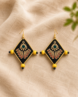 Midnight Blue Statement Studs