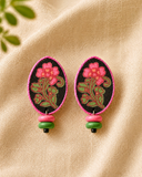 Black and Pink Earrings