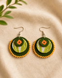 Green Symphony Earrings