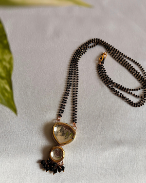 Mangalsutra with Kundan Pendant