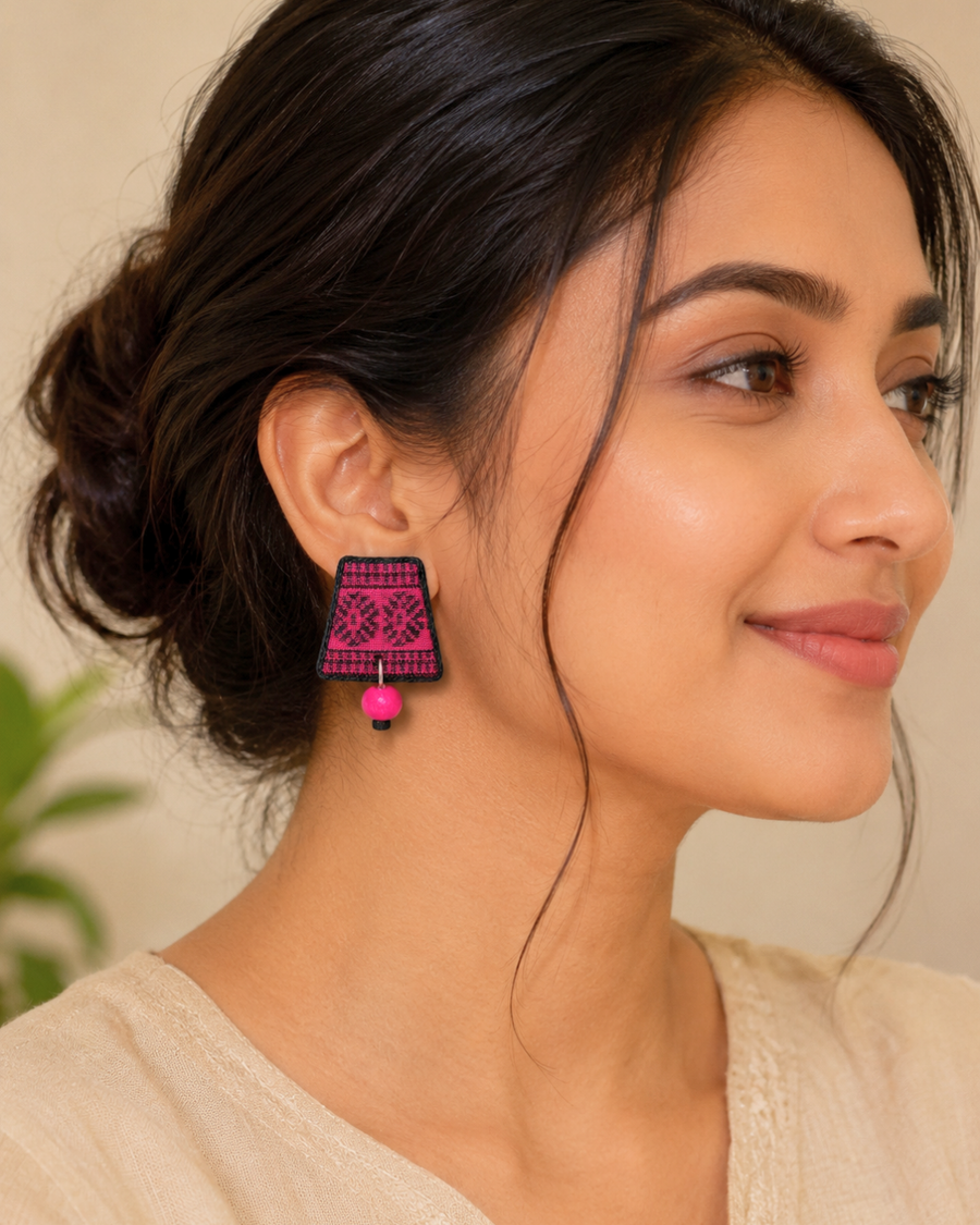 Gulnaar Tribal Bloom Earrings