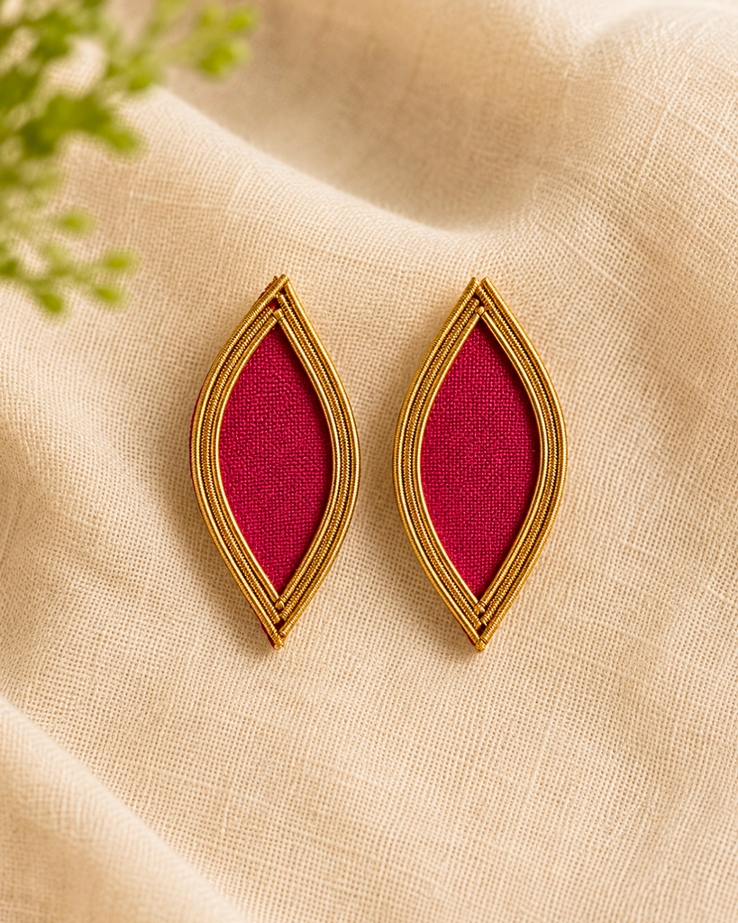 Ruby Veil Studs