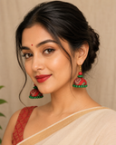 Red and Green Jhumka