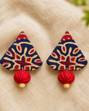 Ajrakh Bloom Studs