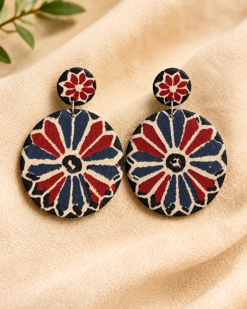Kusum Chakra Earrings