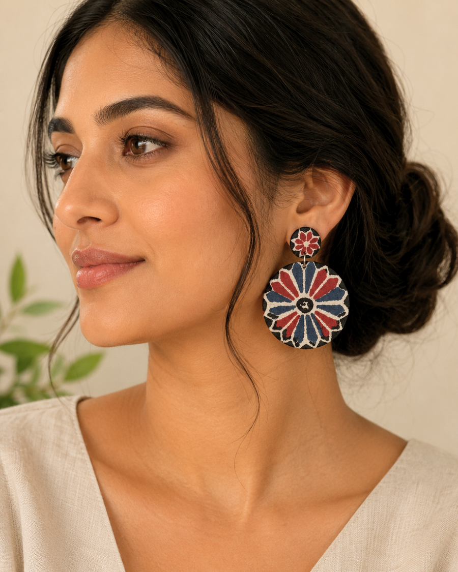 Kusum Chakra Earrings