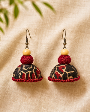 Rustic Raga Fabric Earrings