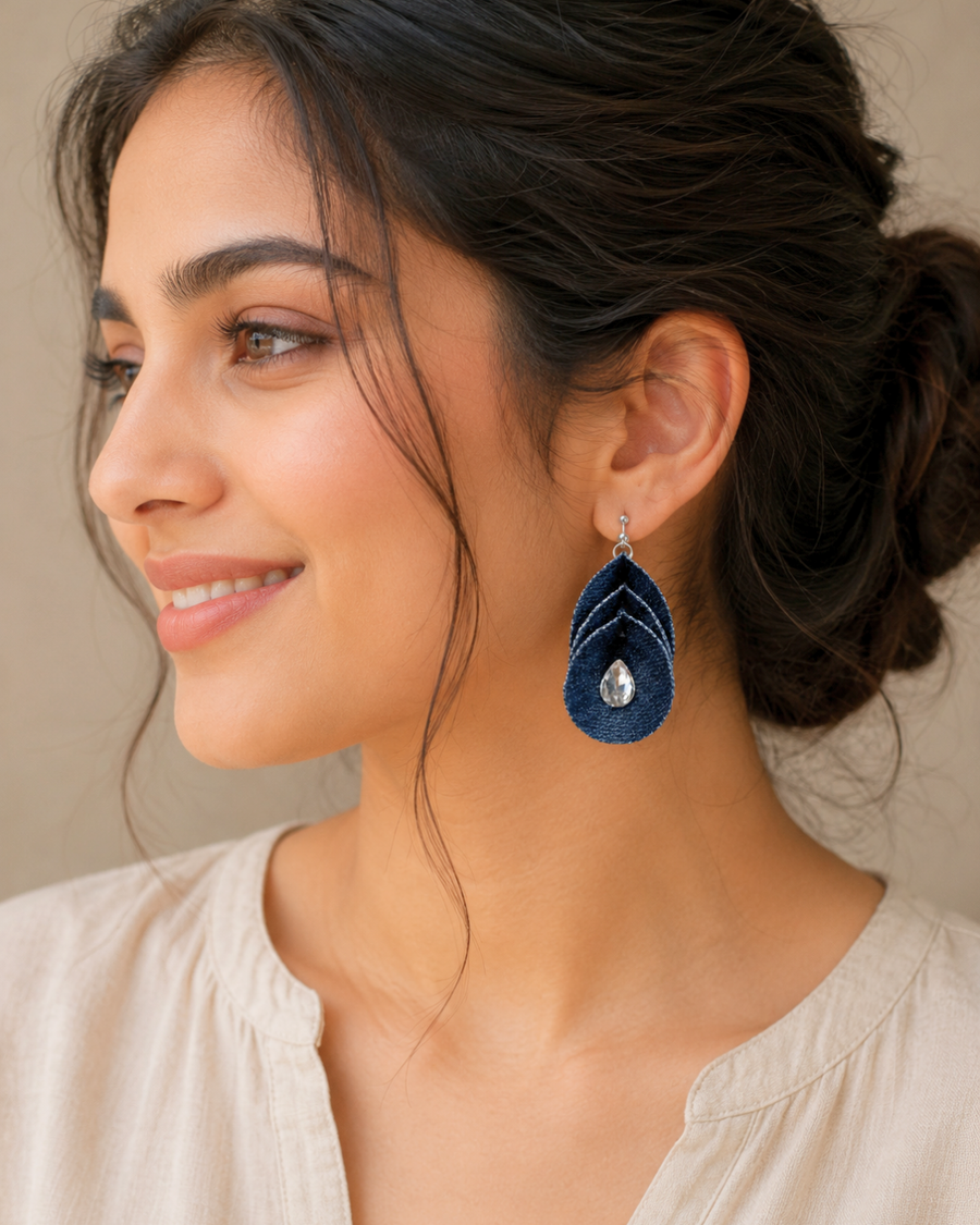 Denim Bloom Drops