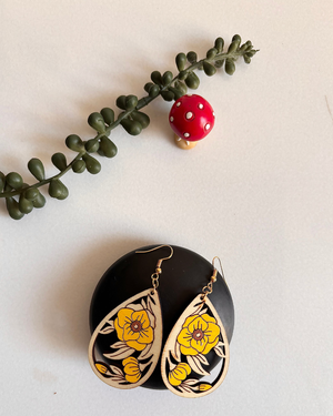 Haridra Garden Teardrop Earrings