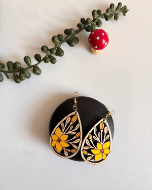 Suryakanti Bloom Teardrop Earrings