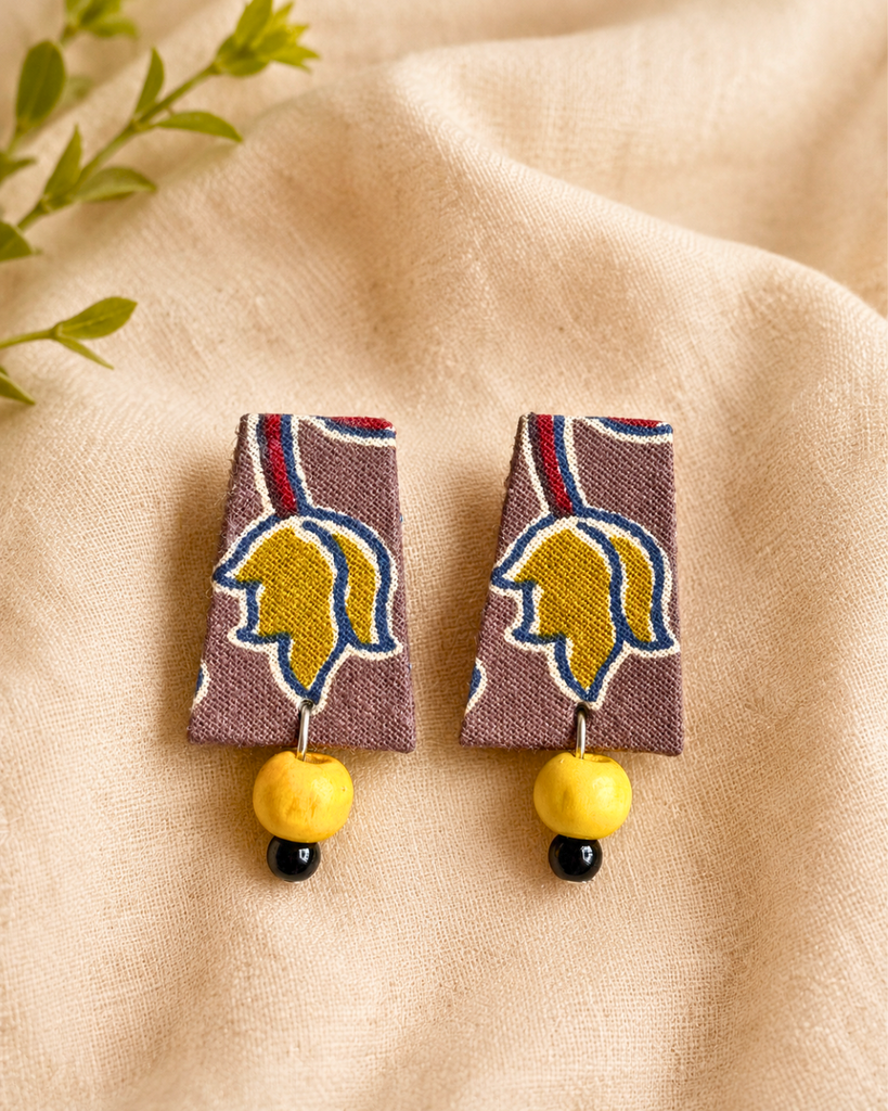 Mustard Bloom Earrings