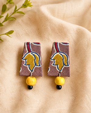 Mustard Bloom Earrings